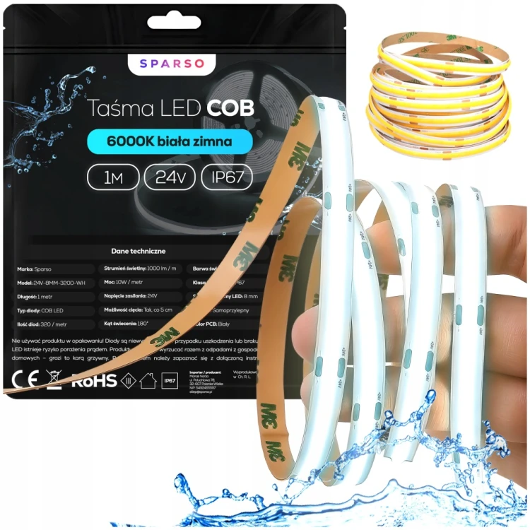 tasma-led-cob-neon-opakowanie-specyfikacja