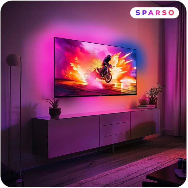 tasma-led-rgbic-ambilight-telewizor-motocykl
