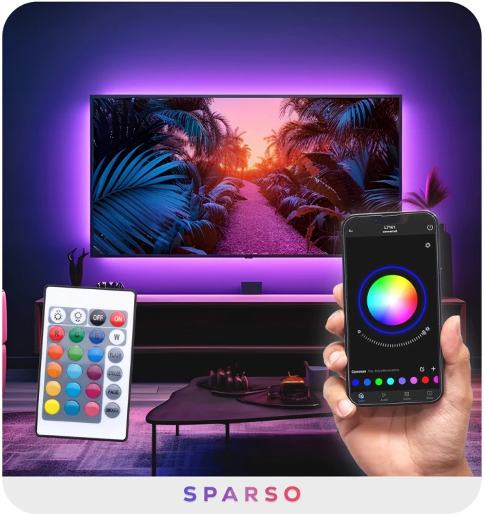 tasmy-led-rgb-do-tv-4m-aranzacja-fioletowa