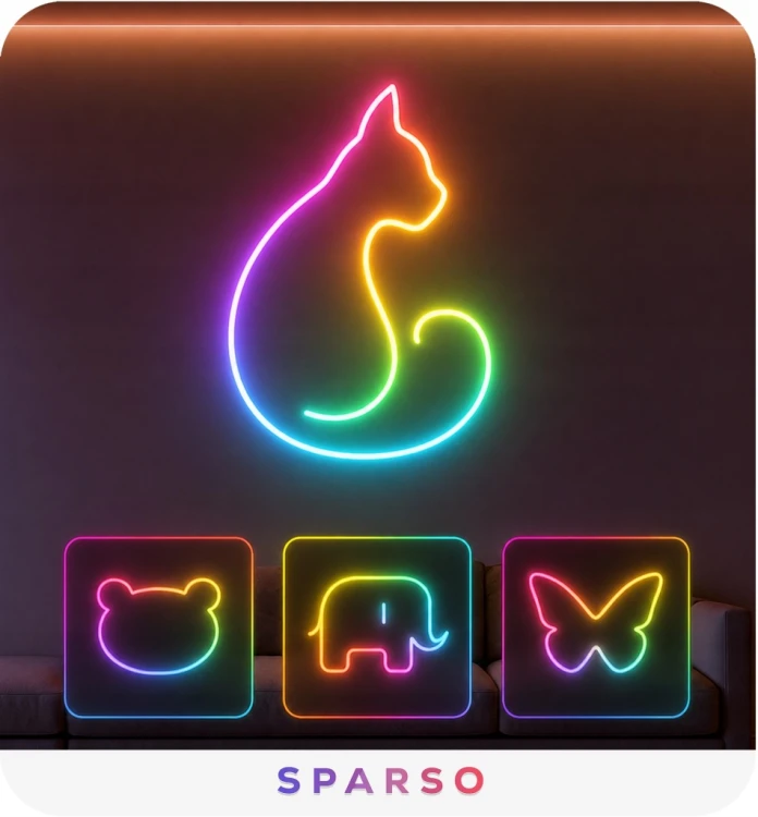 tasma-led-neon-rgbic-wzory-zwierzeta