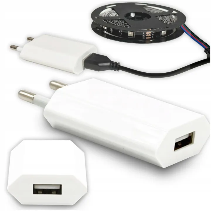 Sparso oświetlenie LED 5V Ładowarka Sieciowa USB – Idealna do Twojej Taśmy LED USB!