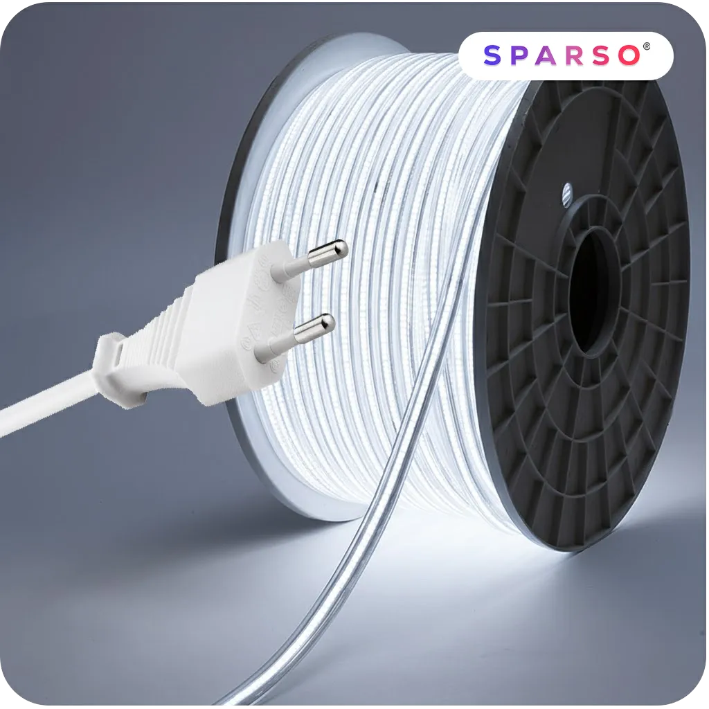 Sparso taśma LED COB 1m 230V 6000K IP67 zimna biała wodoodporna 230v - dlaczego warto?