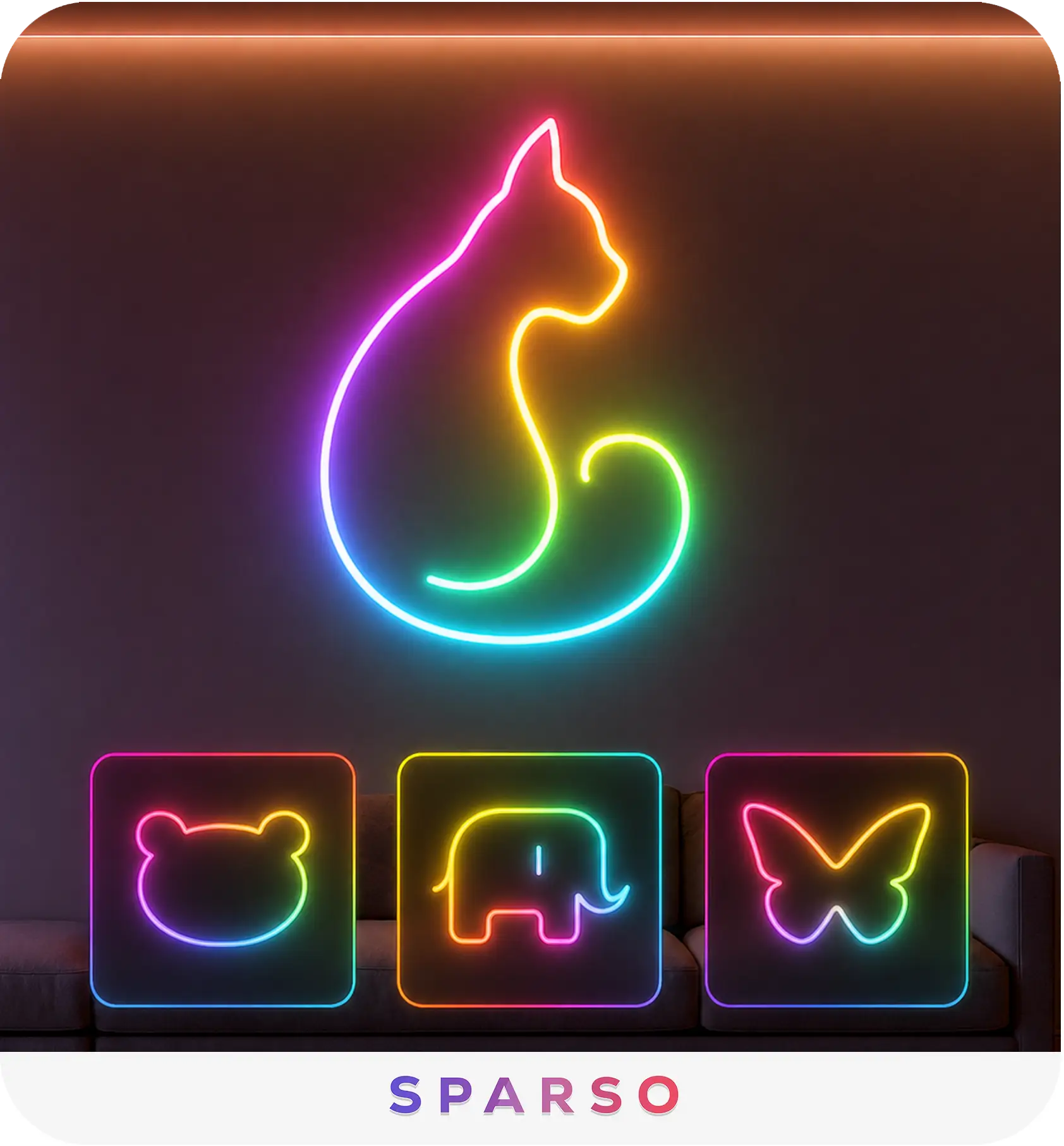 Sparso taśma LED NEON 30m RGB-IC – efekt pływających kolorów