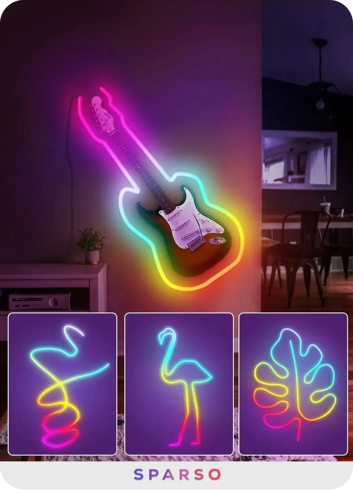 Sparso taśma LED NEON 30m TWÓJ KSZTAŁT, TWÓJ NEON - Giętki jak guma!