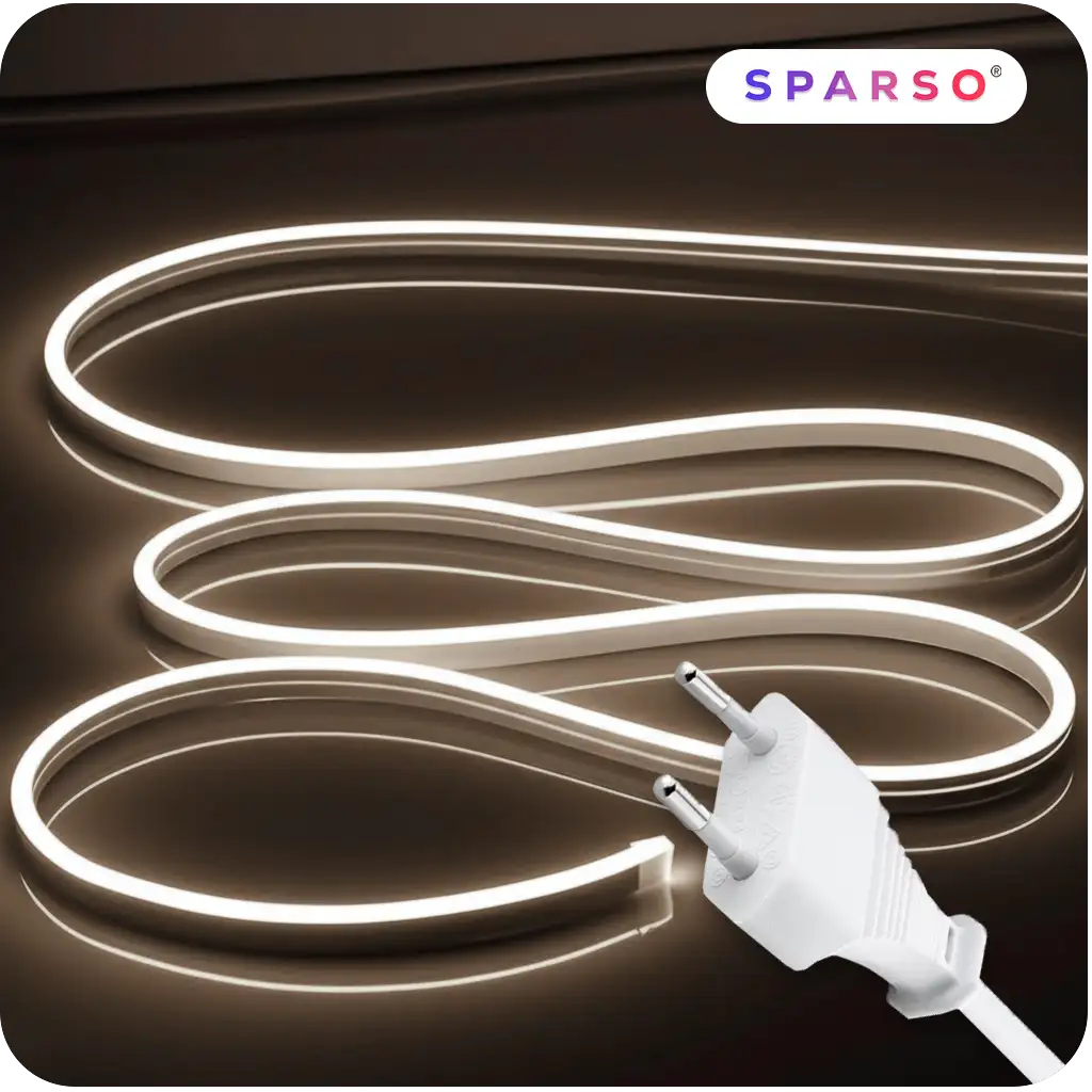 Sparso taśma LED Neon 1m 230V 4000K IP67 neutralna biała wodoodporna 230v - dlaczego warto?