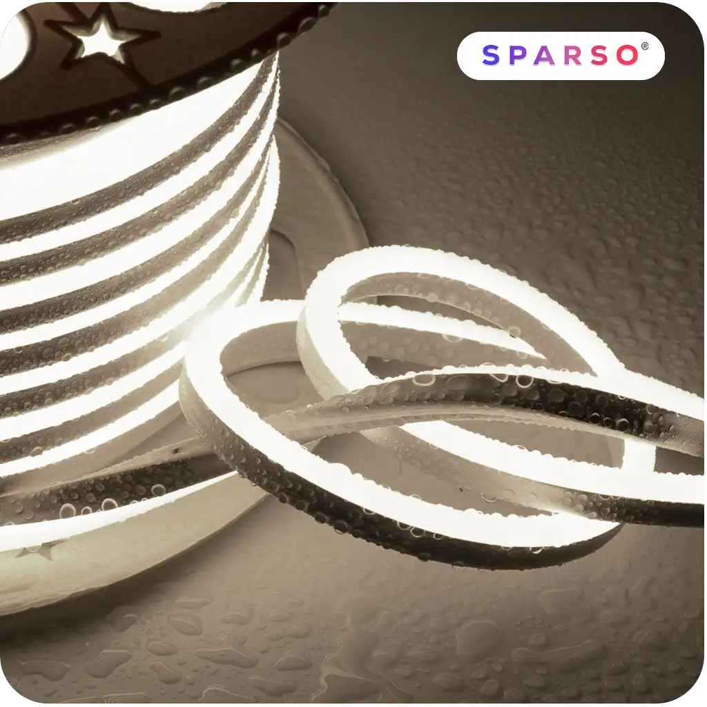 Sparso taśma LED Neon 1m 230V 4000K IP67 neutralna biała wodoodporna wodoodporna konstrukcja