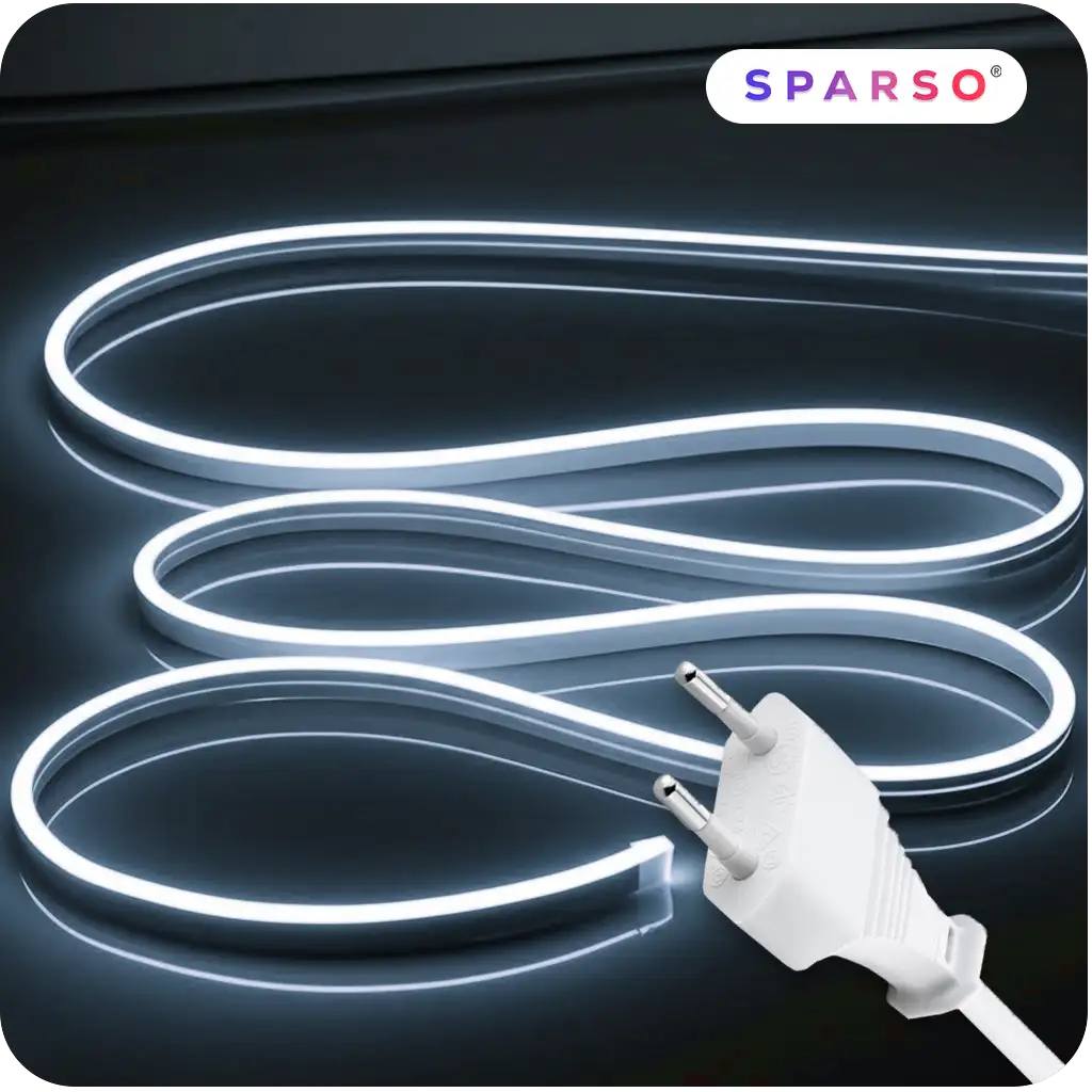 Sparso taśma LED Neon 1m 230V 6000K IP67 zimna biała wodoodporna 230v - dlaczego warto?
