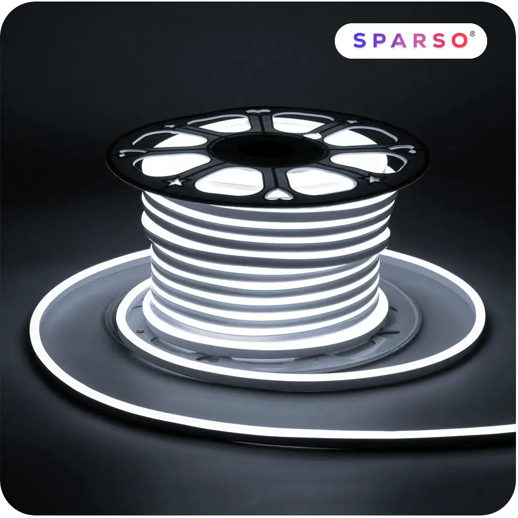 Sparso taśma LED Neon 1m 230V 6000K IP67 zimna biała wodoodporna