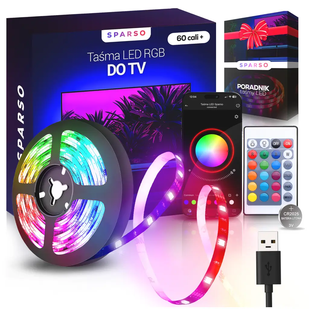 Sparso oświetlenie LED 5m Podświetlenie TV Sparso