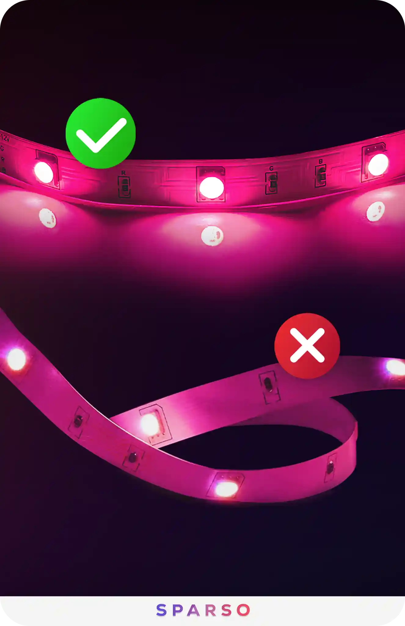 Sparso oświetlenie LED 30M 230V 12V Czy wiesz że jakość taśmy LED ma znaczenie?