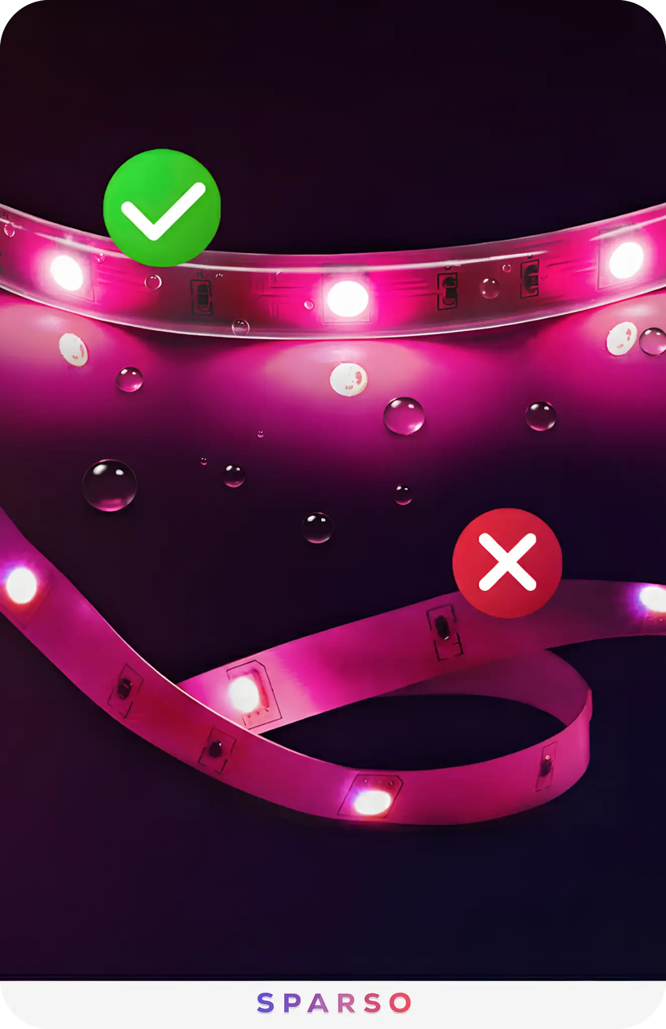 Sparso oświetlenie LED 15M 12V wodoodporna Czy wiesz że... jakość taśmy LED ma znaczenie?