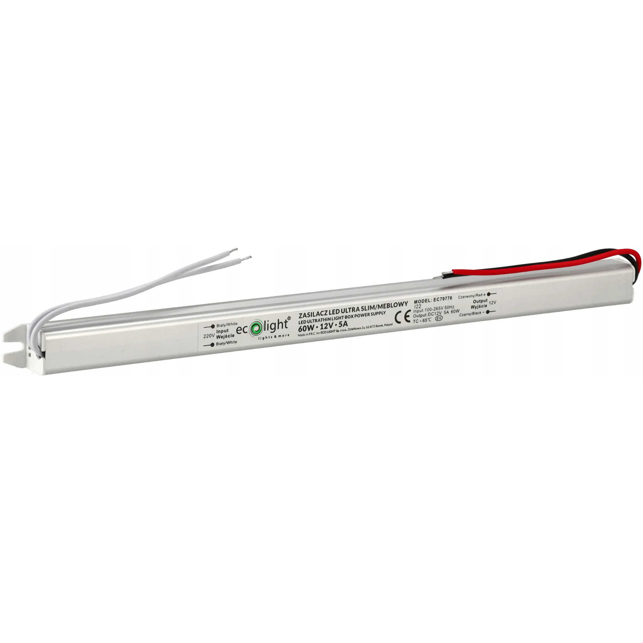Sparso zasilacz LED 12V 60W 5A Dlaczego warto?